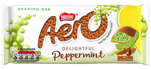 Aero Peppermint Mint Chocolate Sharing Bar 100g £1