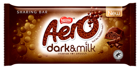 Aero Dark & Milk Chocolate Sharing Bar 90g