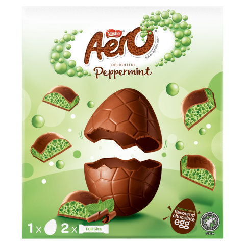 Aero Peppermint Chocolate Large Easter Egg 222g