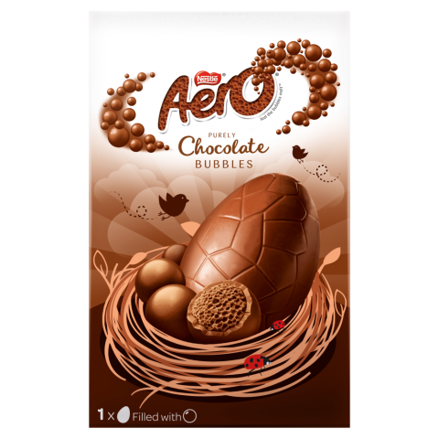 Aero Milk Chocolate Medium Easter Egg 121g